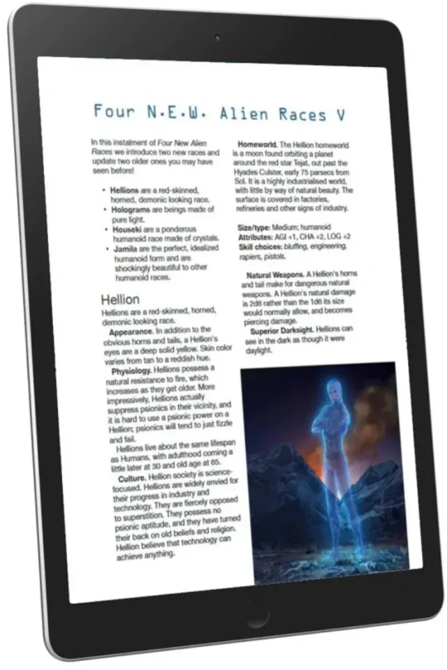 EN Publishing Four Alien Races V rollspel PDF WOIN