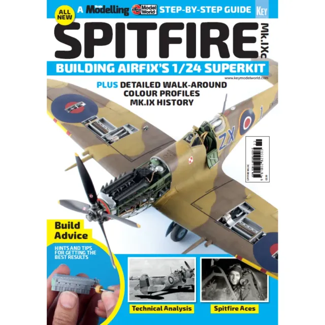 Spitfire Mk.IX Airfix 1/24 byggguide bokazine superkit