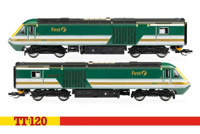 Hornby TT:120 First Great Western Class 43 tågset 2-pack DCC
