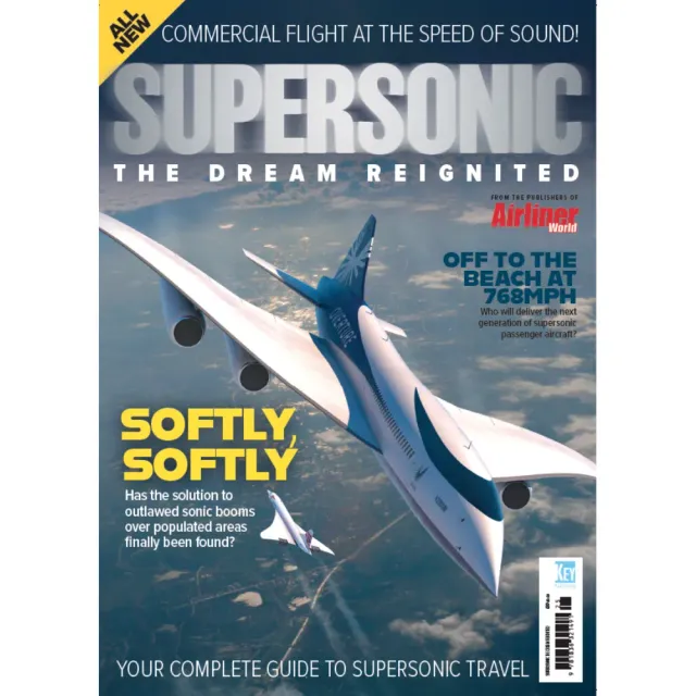 Supersonic flygmagasin 116 sidor Concorde Boom nytt nummer