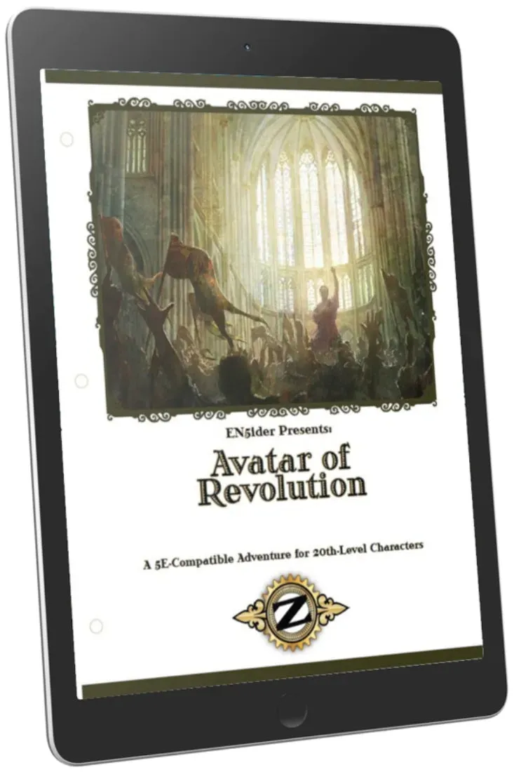 EN Publishing ZEITGEIST #13 Avatar of Revolution äventyr PDF