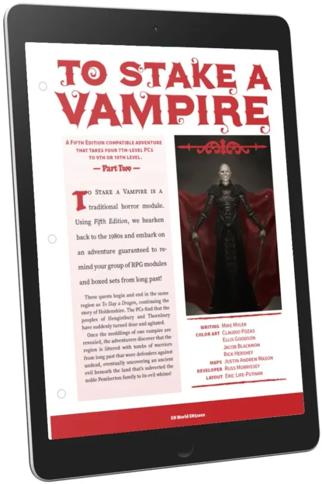 EN Publishing To Stake a Vampire Part 2 D&D 5e pdf 35 sidor