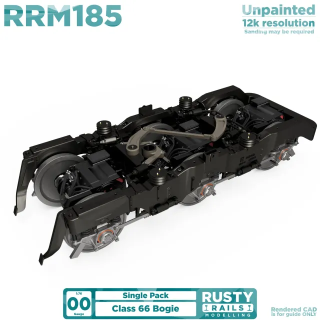 Rusty Rails Class 66 boggi OO-skala 1-pack statisk