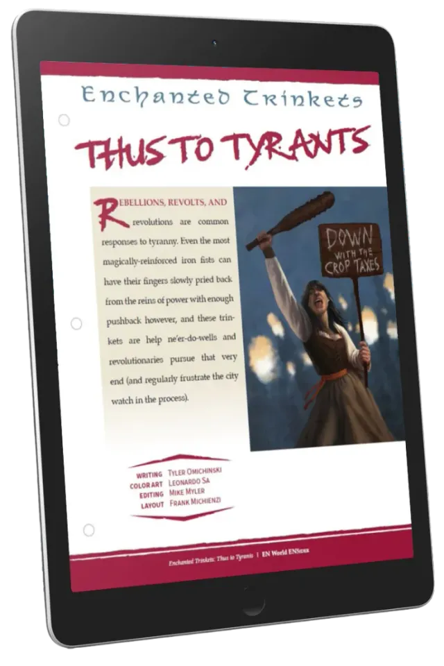 EN Publishing Enchanted Trinkets Thus to Tyrants pdf D&D 5e