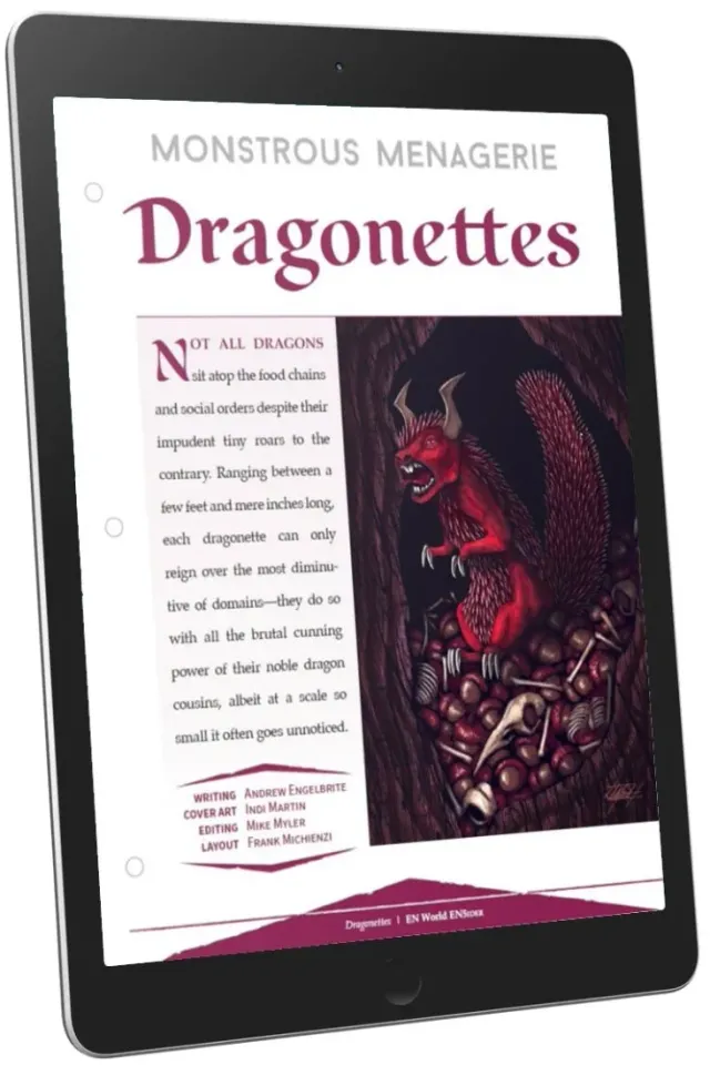 EN Publishing Monstrous Menagerie Dragonettes monster PDF