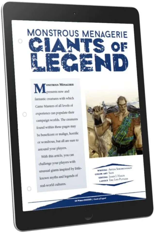 EN Publishing Monstrous Menagerie Giants of Legend monsterbok PDF