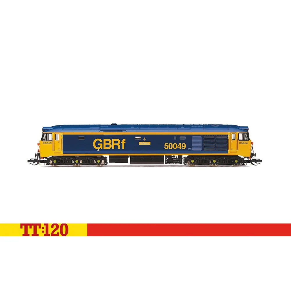 Hornby TT:120 Class 50 50049 Defiance modellok GBRf