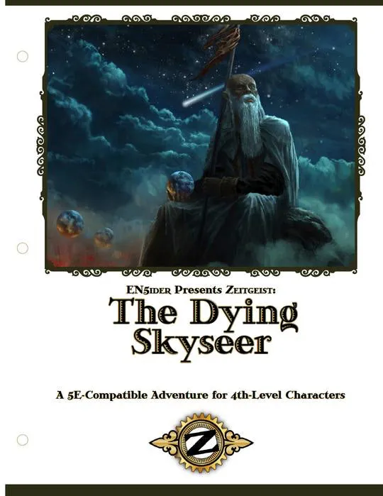 EN Publishing Zeitgeist 2 Dying Skyseer äventyr PDF 5e