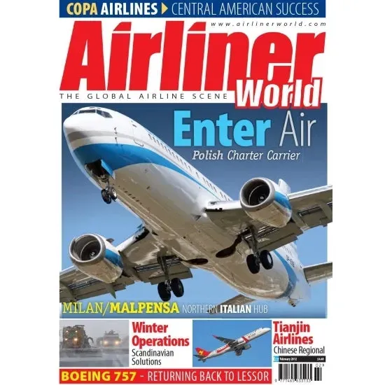 Airliner World februari 2012 tidning lösnummer