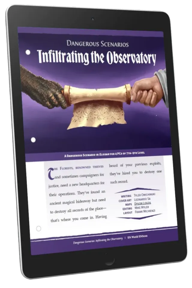 EN Publishing Infiltrating Observatory pdf D&D 5e