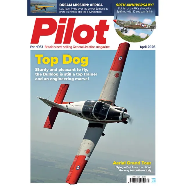Pilot Magazine april 2026 tidning allmänflyg