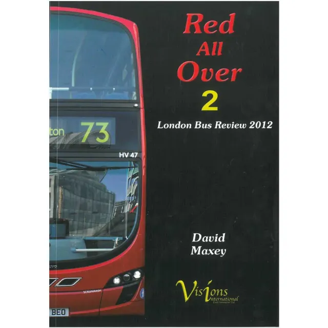 Red All Over 2 bok Londonbussar 2012 inbunden