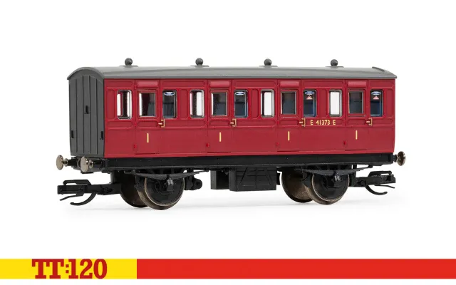 Hornby TT:120 BR 1st Class fyraxlig modellvagn