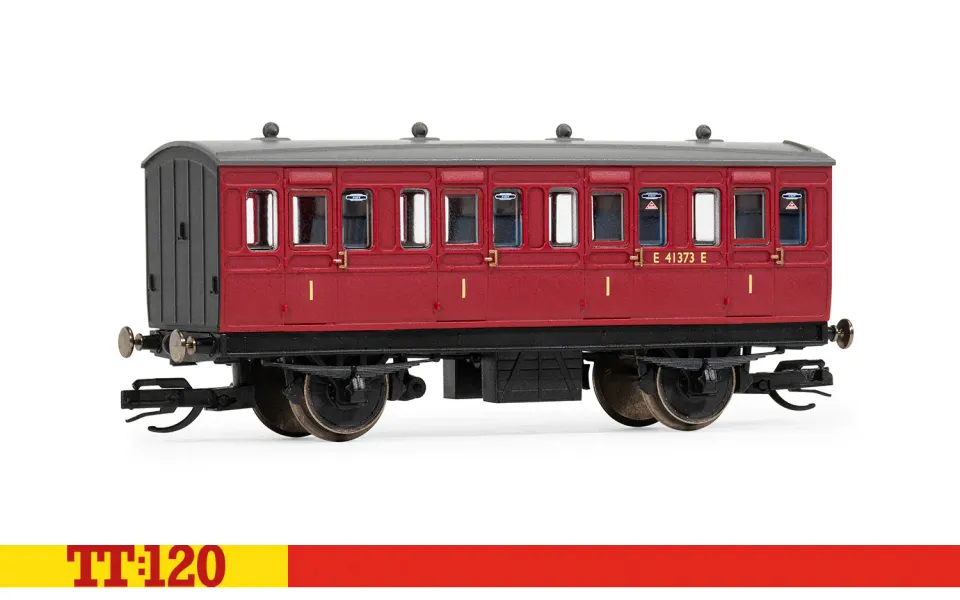 Hornby TT:120 BR 1st Class fyraxlig modellvagn