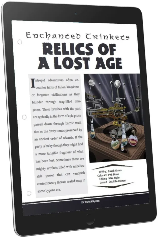 EN Publishing Enchanted Trinkets Relics of a Lost Age tillägg PDF