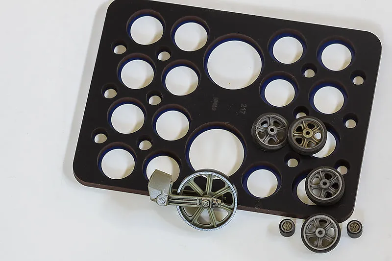 Rossagraph QuickWheel QW-217 M3 Stuart målningsmask Tamiya