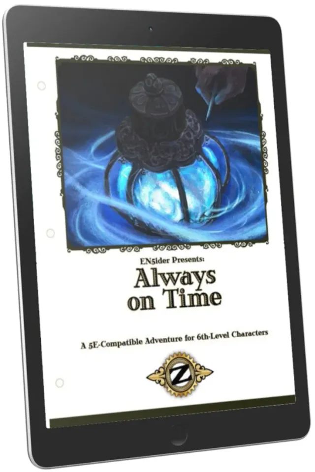 EN Publishing Zeitgeist #4 Always On Time äventyr PDF tåg