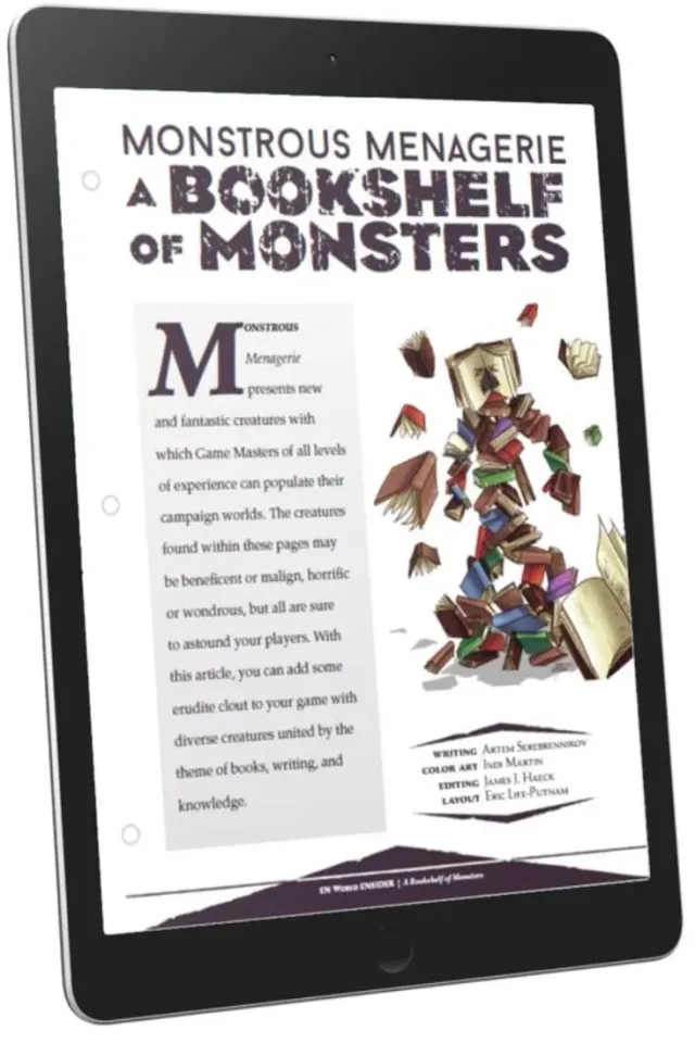 EN Publishing Monstrous Menagerie rollspel PDF 4 monster