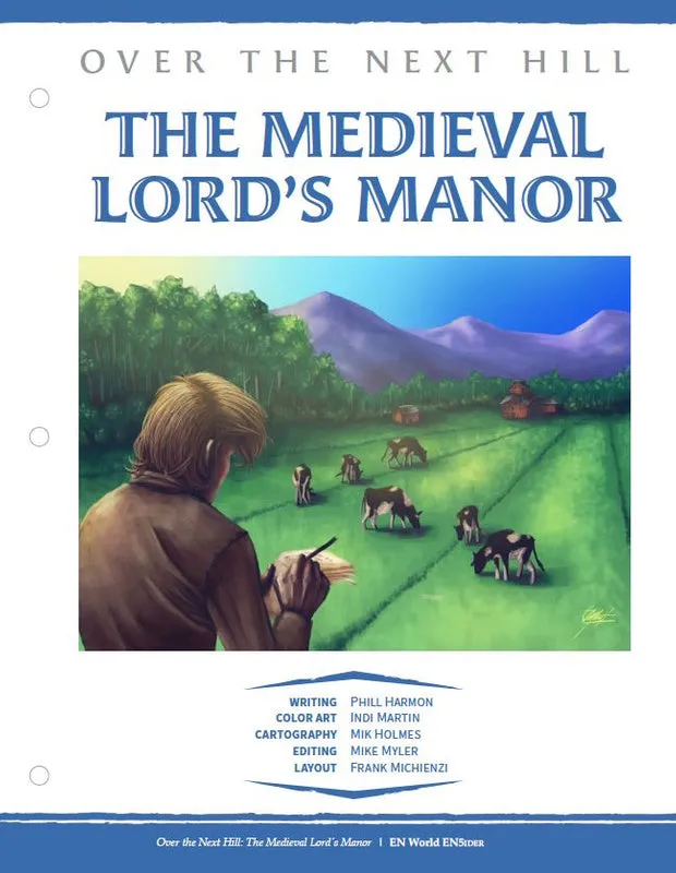 EN Publishing Medieval Lord's Manor rollspel PDF baroni