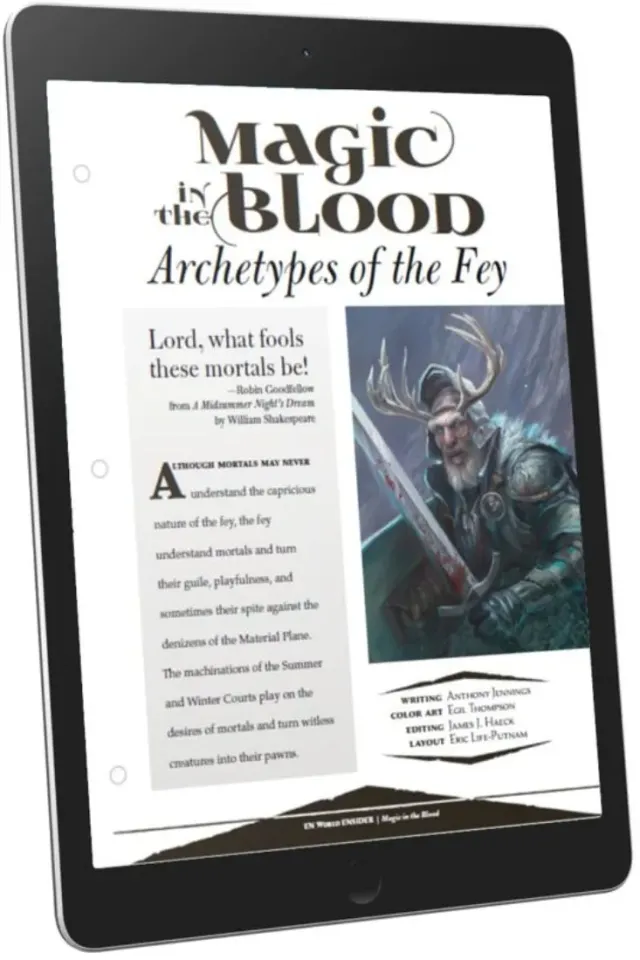 EN Publishing Magic in the Blood Fey D&D 5e rollspel PDF