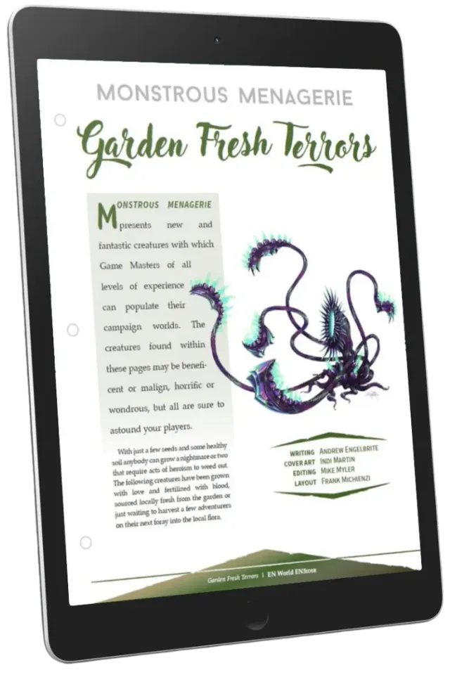 EN Publishing Garden Fresh Terrors monstertillägg PDF