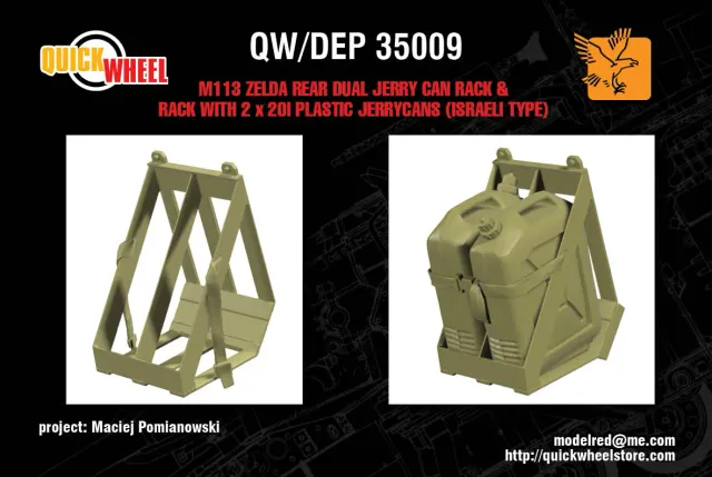 ROSSAGRAPH QW/DEP-35009 dunkställ 1/35 M113 Zelda IDF
