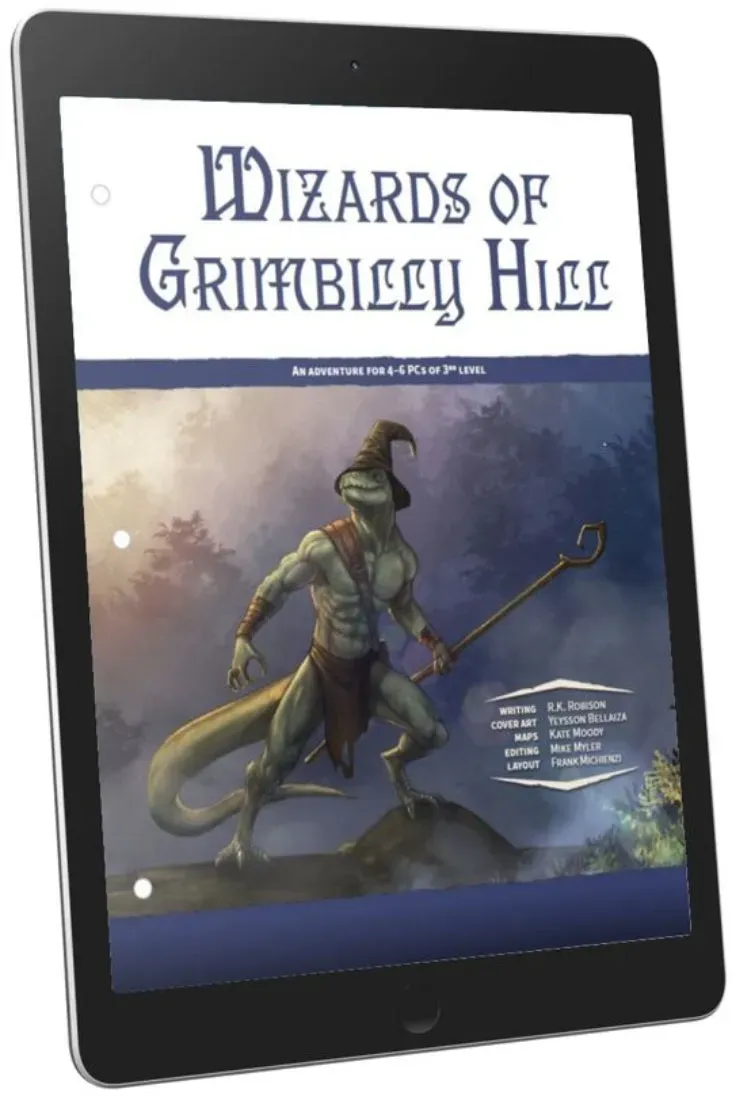 EN Publishing Wizards of Grimbilly Hill Äventyr PDF D&D 5e