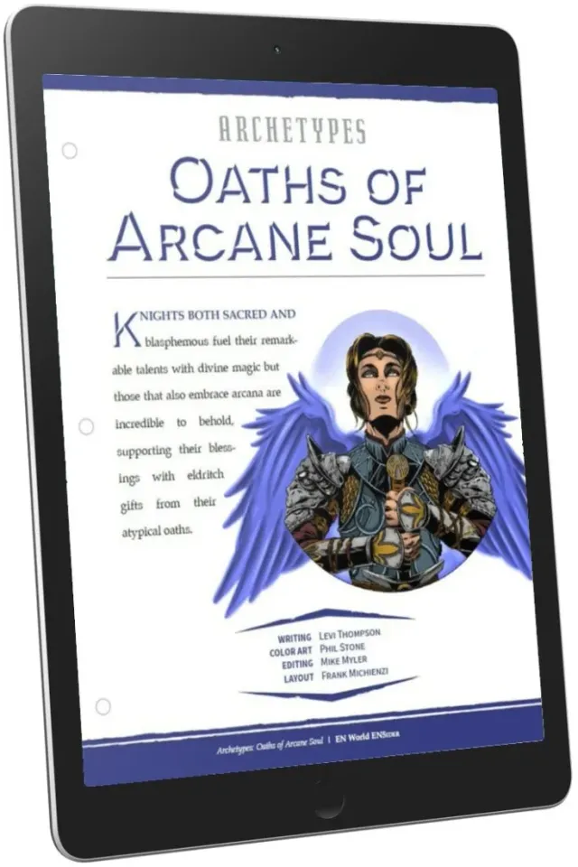 EN Publishing Archetypes Oaths of Arcane Soul tillägg PDF paladin