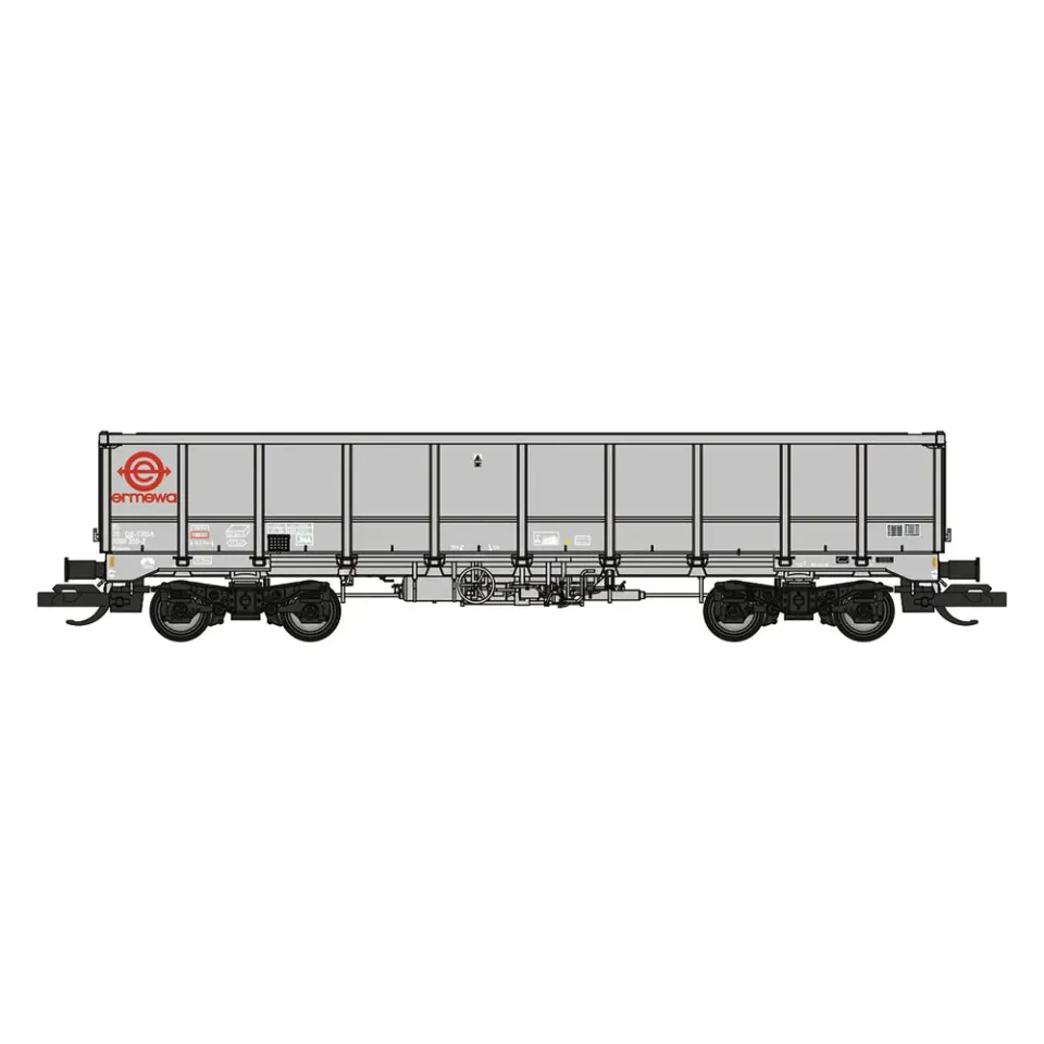 Revolution Trains TT:120 JNA-T godsvagn Ermewa grå