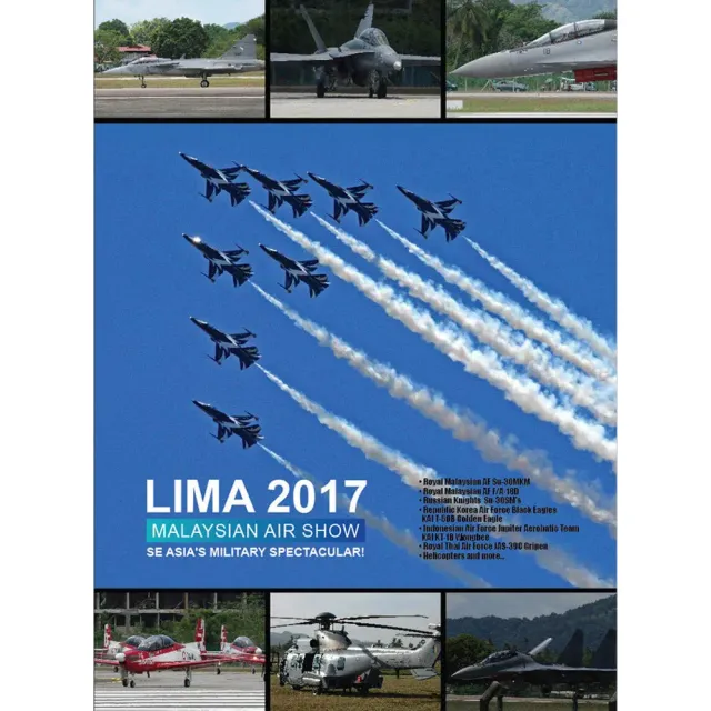 LIMA 2017 Airshow DVD flygmässa Langkawi