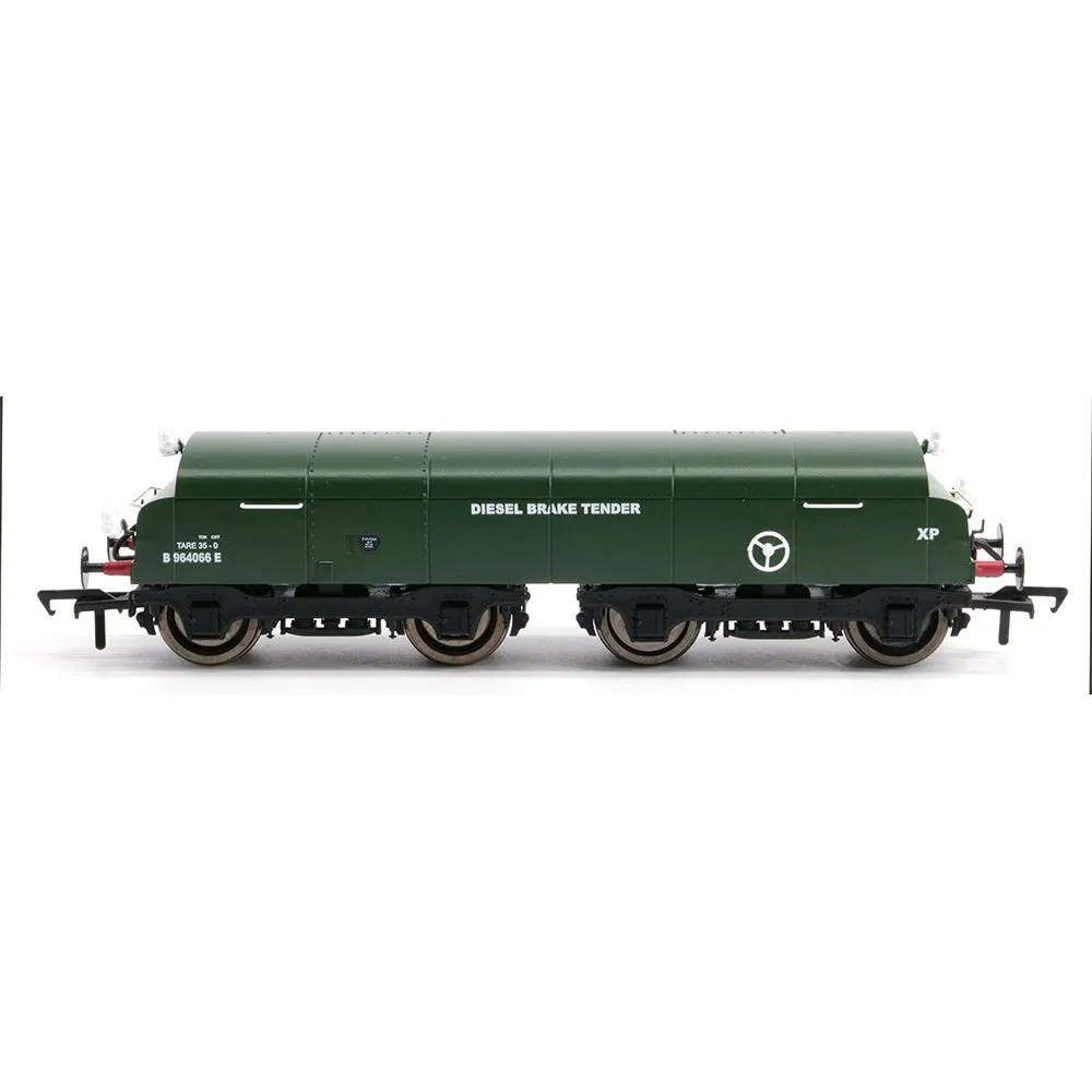 Key Publishing BR Diesel Brake Tender B964066E godsvagn grön