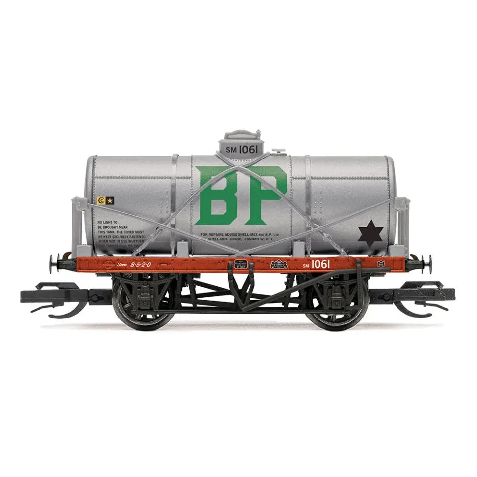 Hornby TT:120 BP/Shell tankvagn 12T silver era 2/3