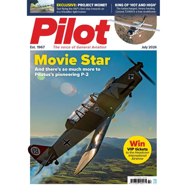 Pilot Magazine July 2026 tidning lösnummer allmänflyg
