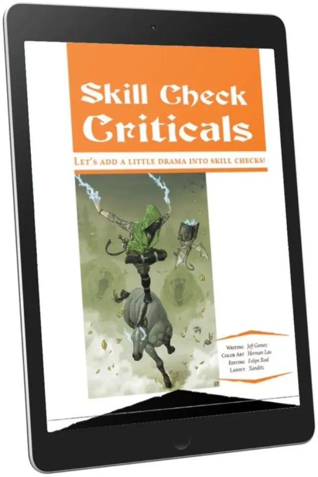 EN Publishing WOIN Skill Check Criticals regeltillägg PDF