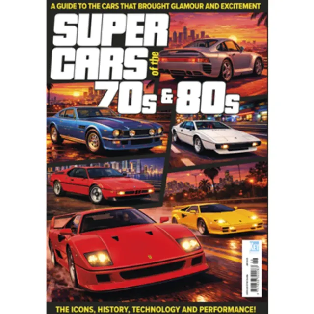 Supercars of the 70s & 80s tidning samlarnummer sportbilar