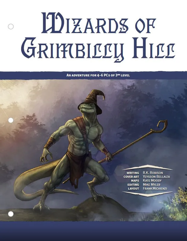 EN Publishing Wizards of Grimbilly Hill Äventyr PDF D&D 5e