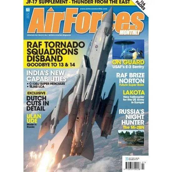 AirForces Monthly juli 2011 tidning Tornado C-130