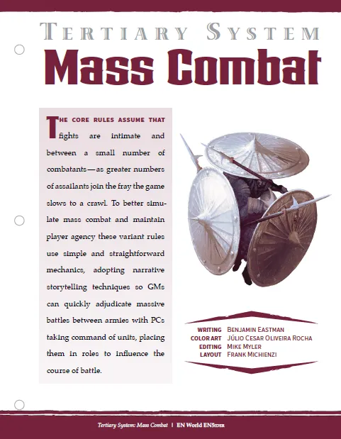 EN Publishing Tertiary System Mass Combat pdf D&D 5e