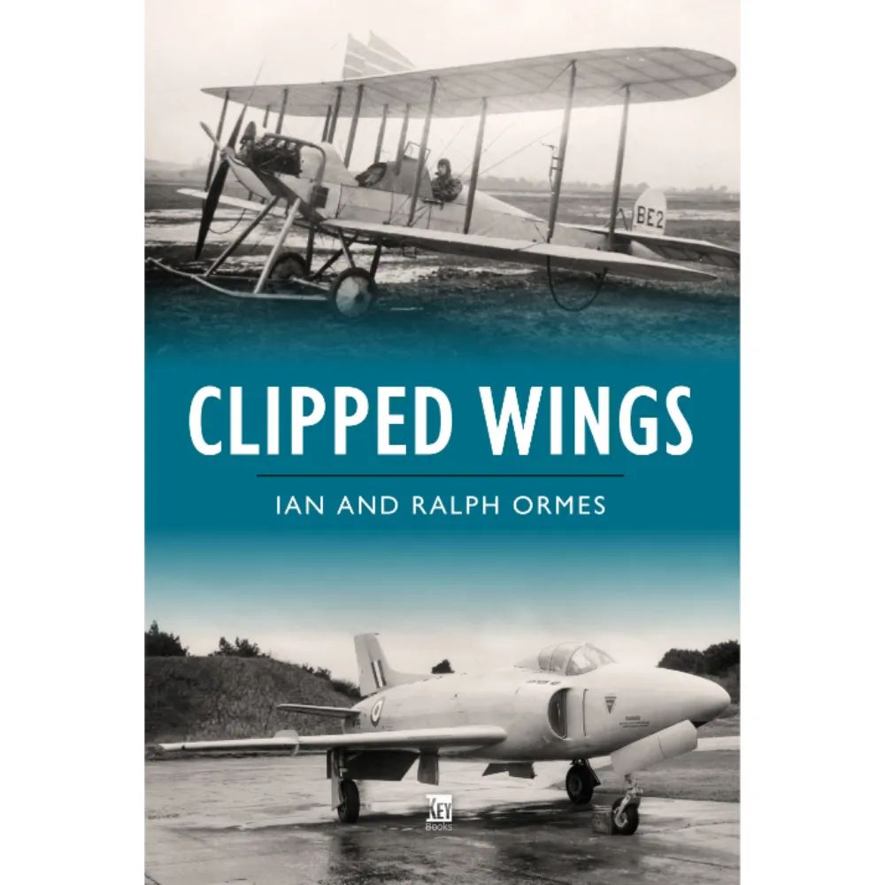 Key Books Clipped Wings tryckt bok flygplan som misslyckades