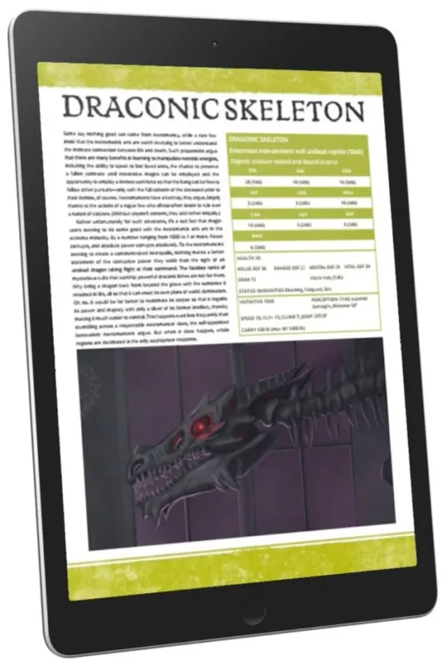 EN Publishing Draconic Skeleton WOIN PDF odöd