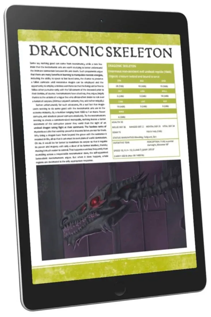EN Publishing Draconic Skeleton WOIN PDF odöd