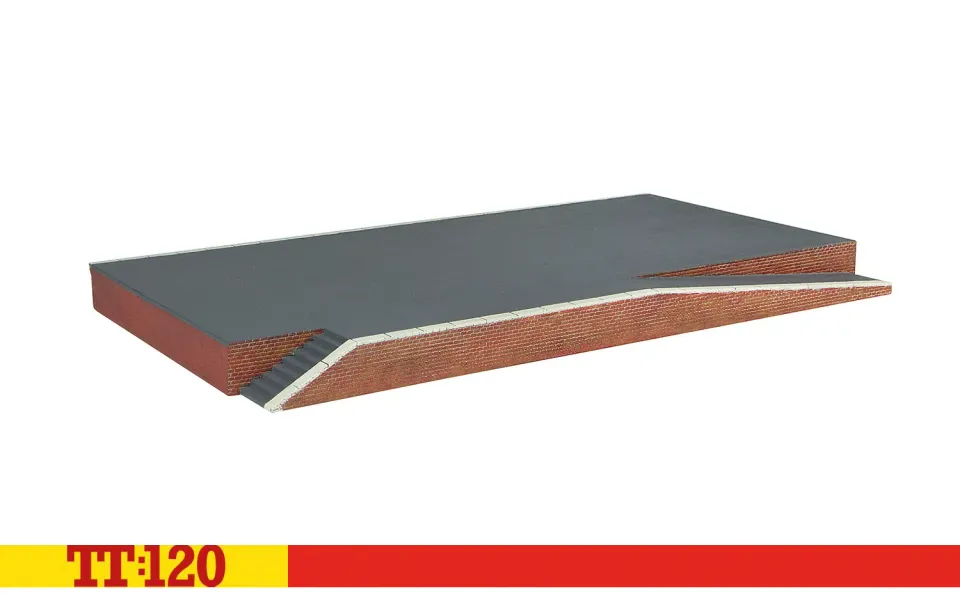 Hornby TT:120 Station extended platform perrong 107 mm
