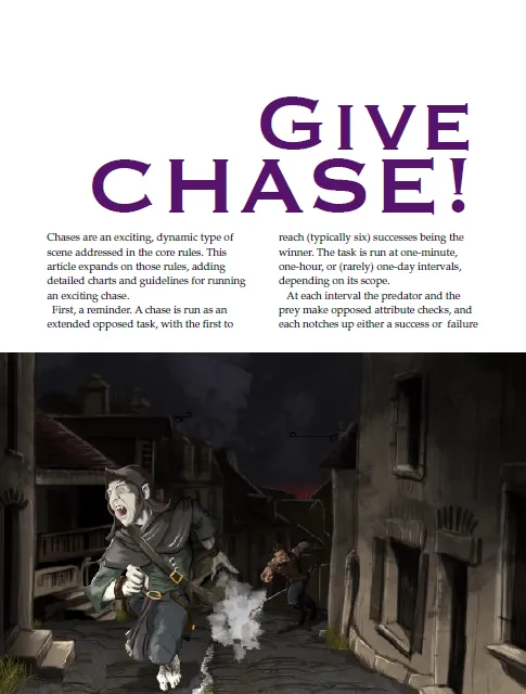 EN Publishing Give Chase WOIN regel PDF jakt