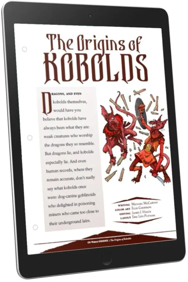 EN Publishing The Origins of Kobolds PDF om kobolder