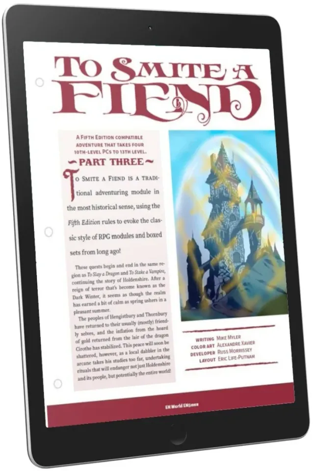 EN Publishing To Smite A Fiend Part Three äventyr PDF nivå 11