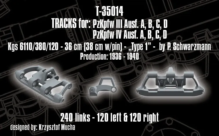 Rossagraph QuickTracks T-35049 band 1/35 T-60 T-70