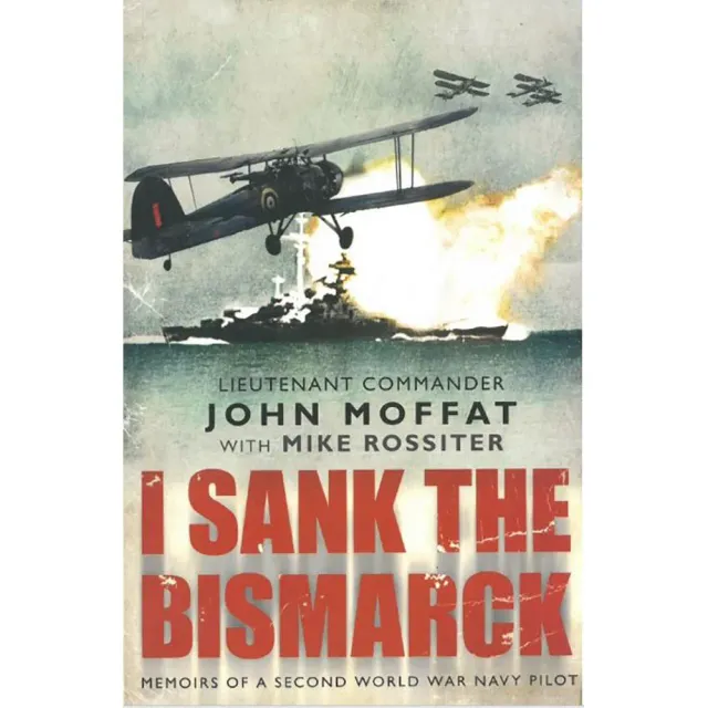 I Sank The Bismarck tryckt bok historia flottan