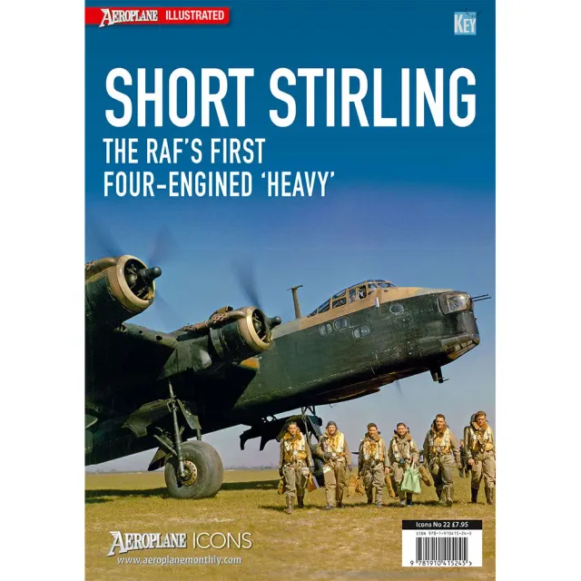 Aeroplane Icons Short Stirling tidning historisk bombare