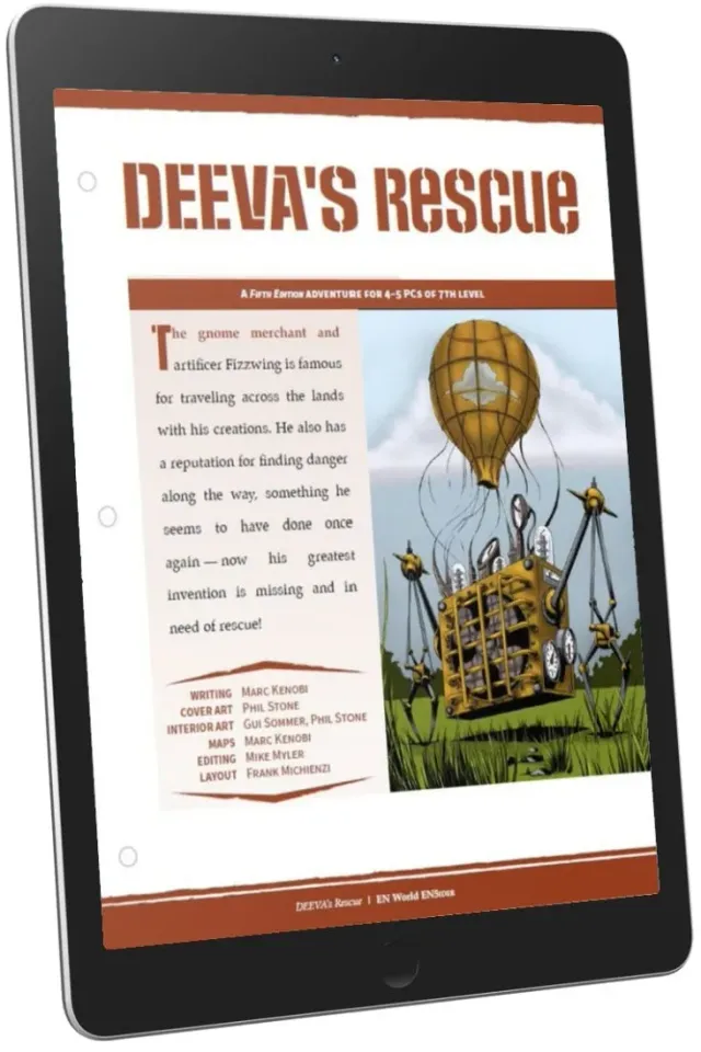 EN Publishing DEEVA's Rescue äventyr PDF nivå 7