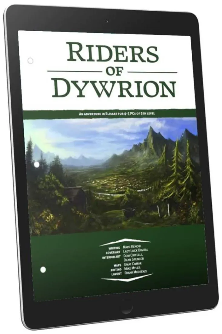 EN Publishing Riders of Dywrion äventyr PDF nivå 9